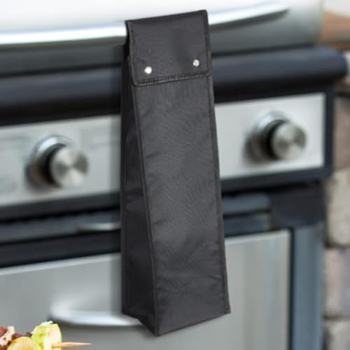Grill Utensil Pouch - Grill Utensil Storage Bag | Outdoor Kitchen Tool Organizer | Large Capacity BBQ Tool Carrying Case | Oxford Fabric Crocery Holder For Camping, Picnic & Hiking Gear - immagine 4