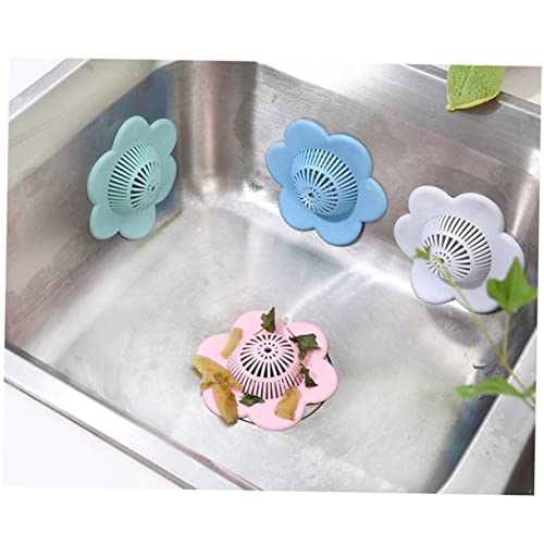 Colador de silicona para fregadero con forma de flor miniatura 3