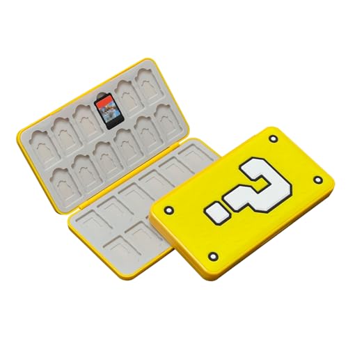 BAYINBROOK Switch Spiele Aufbewahrung,Switch Spiele Hüllen Aufbewahrung,Switch Spiele Lagerung,Kompatibel mit Switch Lite Game Card (24H)
