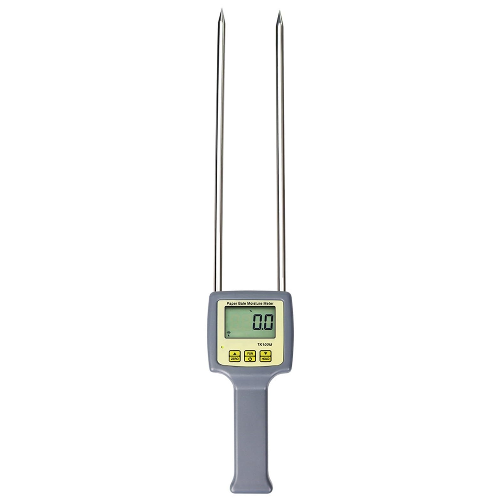 Amrttwy One Color Moisture Meter, Portable Digital Moisture Meter For Paper Grain Coffee Cotton Double Needle Tester With Backlight Convenient Reading Display