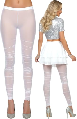 Image of ToBeInStyle Women's Sheer Horizontal Striped Pantyhose