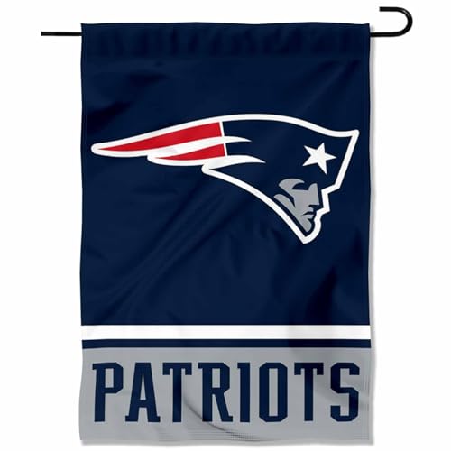 New England Patriots Double Sided Garden Flag