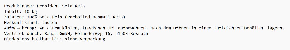 President Sela Reis 10 kg – 100% Parboiled Basmati Reis aus Indien – Aromatisch & Langanhaltend – Ideal für lockere, duftende Gerichte