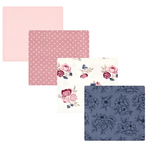 Luvable Friends Little Treasure Flannel Receiving Blankets 4pk