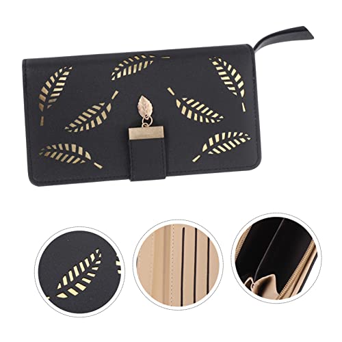 Leather Rfid Blocking Women's Wallet Long Clutch Bag Zipper Fashionable Ladies Purse for Card Coin Cash2