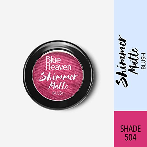 Image of Blue Heaven Shimmer Matte Blush - 504, 7gm