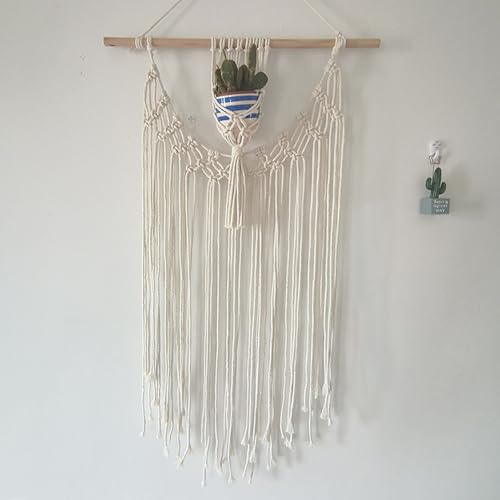 Macramé pour chambre KnSam beige 45X80cm boho chic - 2