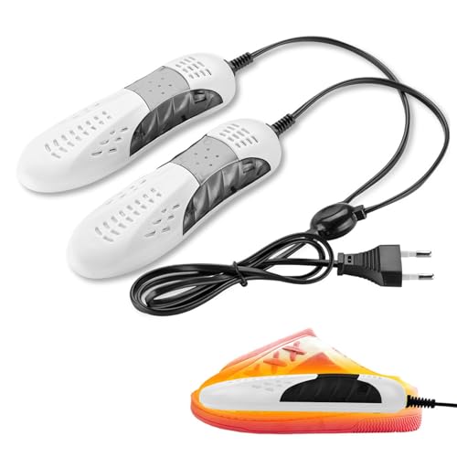 KARELLS Sèche-Chaussures Électrique Portable, Blanc