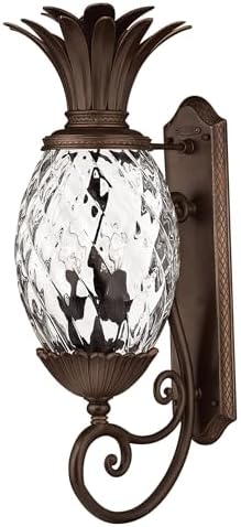 Hinkley Plantation Three Light Outdoor Medium Wall Mount, Copper Bronze