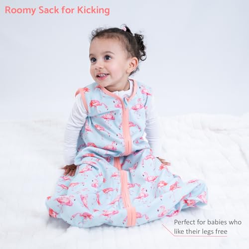 Image of LollyBanks Sleep Sack, 100% Cotton Neutral Baby Sacks, 0.5 TOG Sleep Sacks Lightweight with 2-Way Zipper