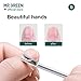 MR.GREEN Cuticle Pusher Dead Skin Remover Stainless Steel Manicure Tools Professional Cuticle Trimmer Nail Polish Peeler Scraper (Mr-2190)
