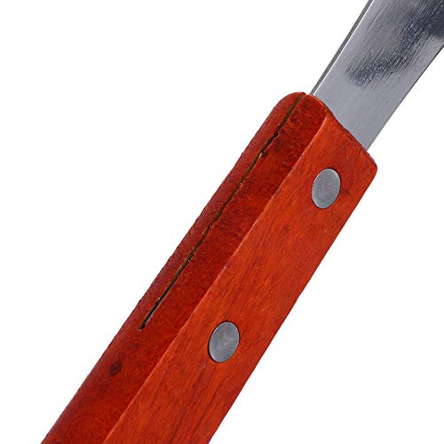 MOTZU 5 Pieces Wide Sandwich Spreader Butter Knife Knives, Cream Cheese Spreader, Stainless Steel Straight Edge Blades, Restaurant Condiment Knives, Kitchen Tools, Wood Handle