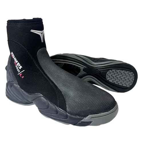 Botas de buceo de neopreno de 6.5 mm para evitar el frío en los pies al bucear