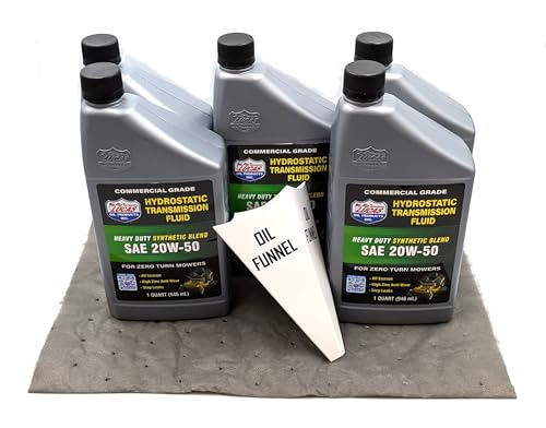 Lucas 5-Quarts SAE 20W-50 Synthetic Blend Hydrostatic Transmission Fluid