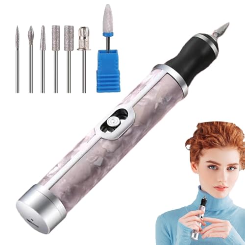 Taladro de uñas - Amoladora eléctrica para uñas gruesas humanas | Herramienta de cuidado de uñas, , lijado y alisado, ideal para manicura y en casa o salón