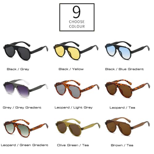 Lunettes de soleil hommes pour contrer l'éblouissement urbain avec style rétro oversize - 3