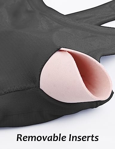 Image of MathCat Workout Tank Tops for Women with Built in Bra, Sleeveless Gym Tops Seamless Racerback Athletic Yoga Shirts