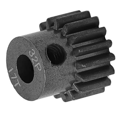 Pinhão de motor de metal 17T 0,8Mod RC com chave inglesa para granito ARRA, parte do carro de contro