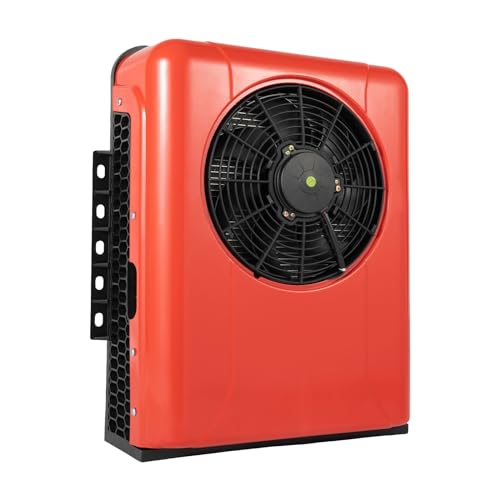 12V Air Conditioner for Semi Truck, Mini Split Automotive Air Conditioning Adjustable Speed and Temperature 4 Gear Air Conditioner for Vehicles, Motor Homes, School Buses