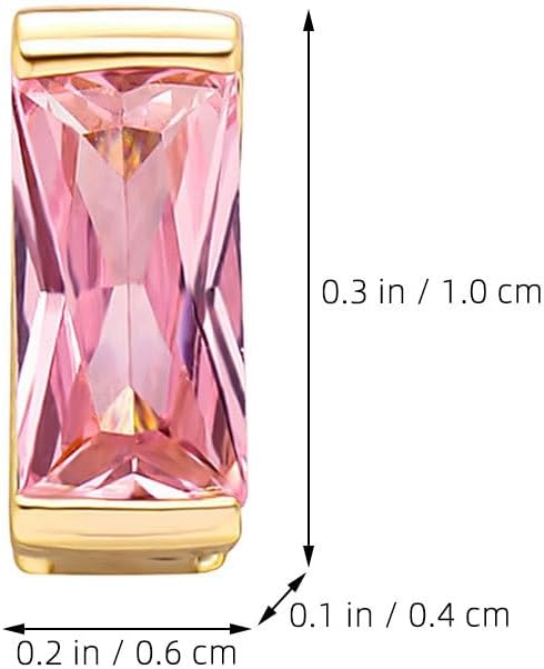 SHERCHPRY Large Zircon Hip Hop Teeth Grills Metal Tooth Caps Decorative Teeth Jewelry for Cosplay Parties and Rapper Accessories 0.39X0.23X0.15In