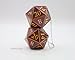 Pair of D20 Car Mirror Dice [2