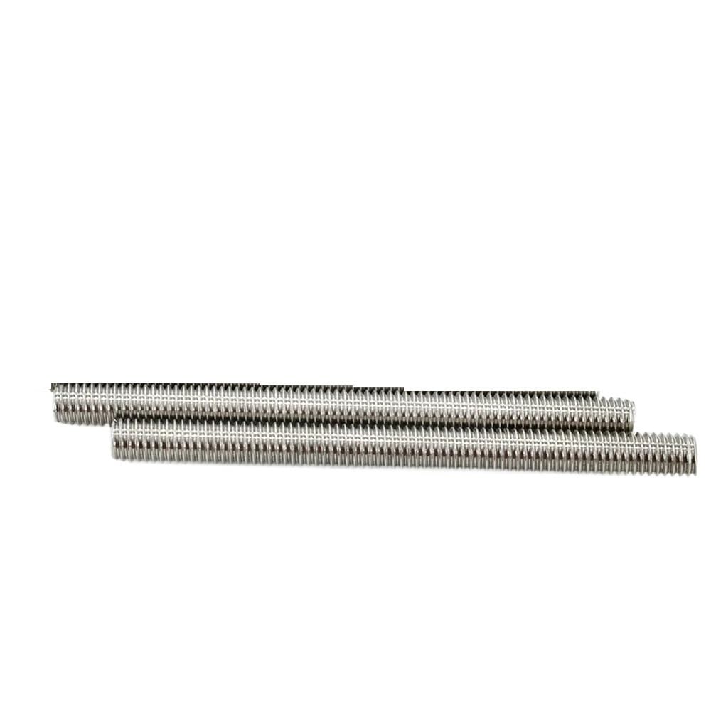 304 Stainless Steel Full Threaded Rod Bolt M3 M4 M5 M6 M8 Length 16-300mm Fully Metric Headless Bolt Thread Stud Rods Screws(150mm (3pcs),M3)