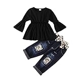 【Paquet】1 * haut + 1 * pantalon en jean.