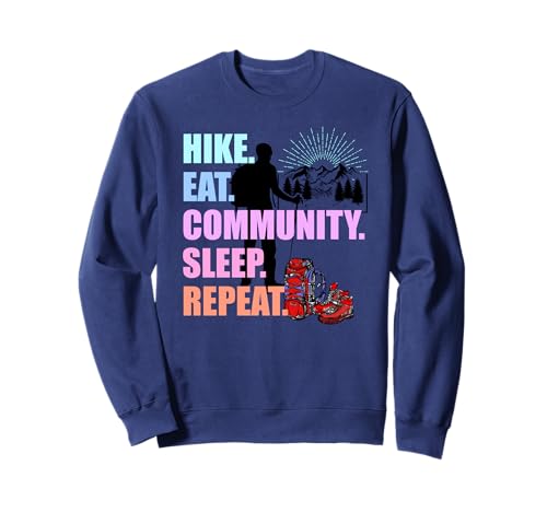 Mensaje divertido para senderismo, montañas, senderismo Sudadera