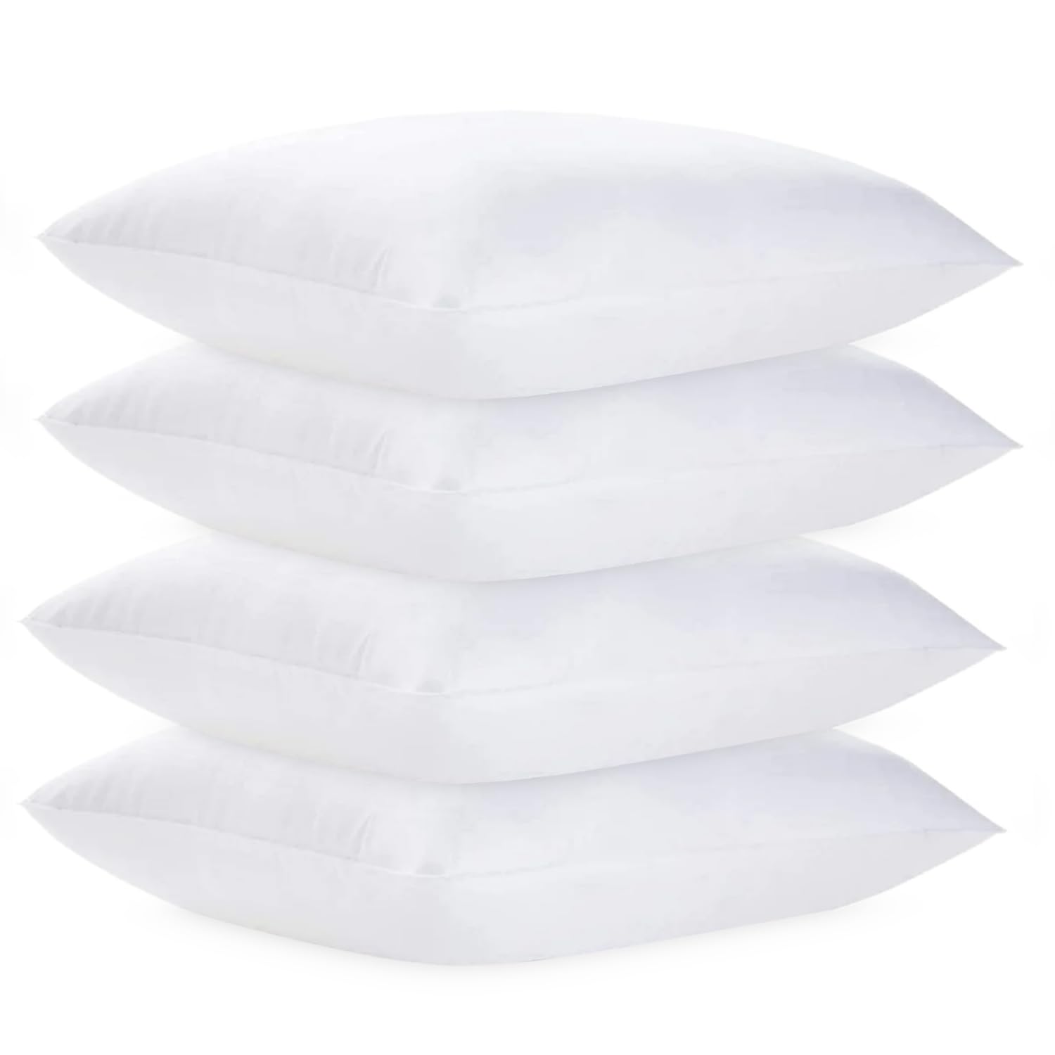 Comfy Nights Pillow 4 Pack Hotel Quality Plain Bed Pillows Hypoallergenic & Anti Dust Mite...