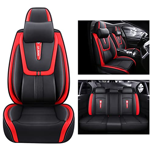 ilbcavne Funda Asiento Coche Polipiel Universal para Volkswagen Passat CC B6 B5 B8 VW Polo Golf 4 5 6 7 Mk4 Tiguan 2018 Camry Coche de 5...