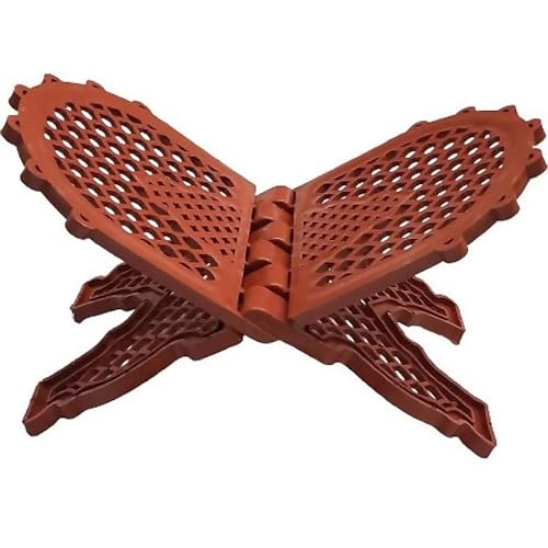 Weinbux Plastic Folding Rehal Holy Book Stand for Reading Quran, Geeta, Guru Granth Sahib, Bible | Comfortable Non Slip Book Stand | Assorted Color Weinbux Plastic Folding Rehal Holy Book Stand for Reading Quran, Geeta, Guru Granth Sahib, Bible | Comfortable Non Slip Book Stand | Assorted Color