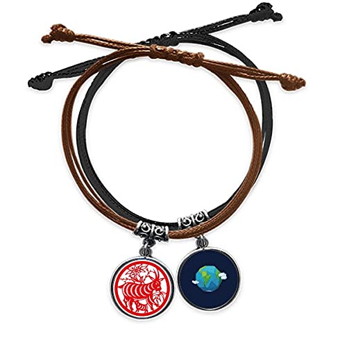 Pulsera de cuerda de oveja para tu look diario casual y urbano en cuero