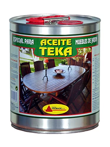 Aceite de Teka al Disolvente - Para todo tipo de Maderas de Exterior Especialmente Jardin (750 ml) Cover