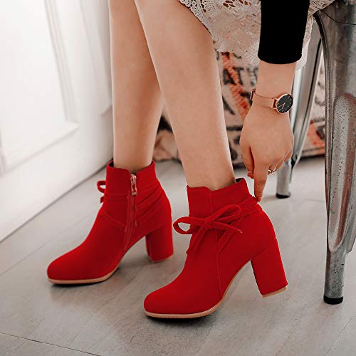 SUCREVEN Donna Eleganti Inverno Stivaletti Tacco a...