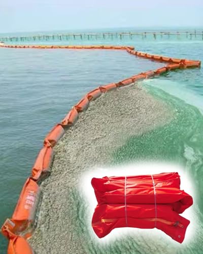 Barrage flottant anti-pollution en PVC renforcé pour confinement de déversements - 2