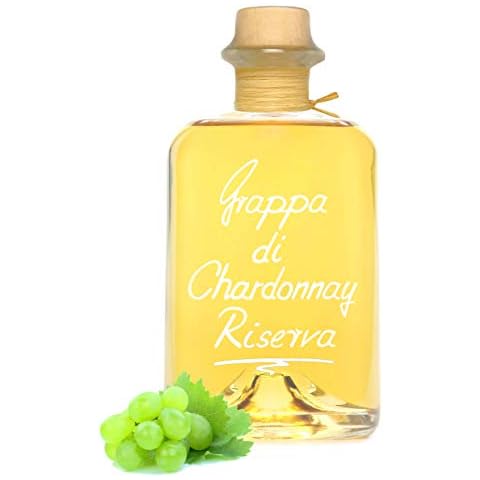 Grappa Chardonnay Riserva holzfassgereifte Edelgrappa 1L sehr mild 40% Vol Cover