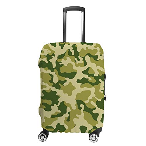 Housse de bagages anti-rayures camouflage militaire ultra extensible