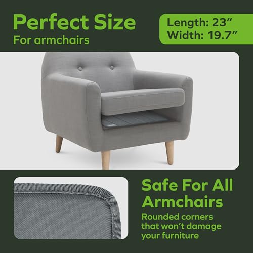 BEN'SHOME® Recliner Chair Cushion Support – Under Mattress Support Board [19.7" x 20-23"] - Extra Strong Chair Support for Sagging Cushion, Insert Support to Fix Your Sagging Armchair, Thick 0.4"