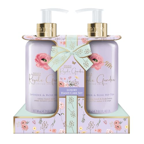 Baylis & Harding Royale Garden Lavender & Rosehip Tea Luxury Hand Care Gift Set (Pack of 1) - Vegan Friendly