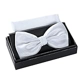 ✅ 𝗜𝗗𝗘𝗔𝗟𝗘 𝗚𝗘𝗦𝗖𝗛𝗘𝗡𝗞𝗜𝗗𝗘𝗘: Die handgefertigte Krawattenschleife mit Tuch wird in einer edlen Geschenkbox geliefert und eignet sich daher perfekt als Geschenk für Männer zum Geburtstag, zu Weihnachten oder zur Hochzeit.