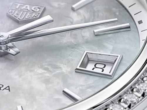 Tag Heuer Carrera Quartz Diamond White Mother of Pearl Dial Ladies Watch WBK1316.BA06523