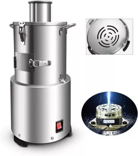 ele ELEOPTION Garlic Peel Machine 110V 20KG/H Automatic Commercial Garlic Peeling Peeler Slicers Peel Stainless Steel Machine Commercial Silver Color