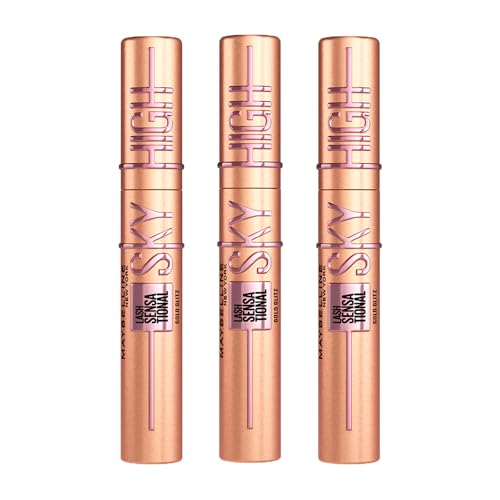 3 x Maybelline, Lash Sensational, Sky High, Máscara de Pestañas, Rose Gold Glitz