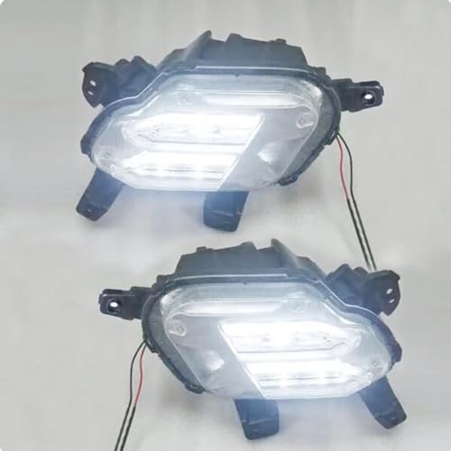 2 pçs luz de LED de corrida diurna luz de neblina DRL para-choque dianteiro para Kia Sorento 2021