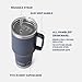 YETI Rambler 35 oz Tumbler with Handle and Straw Lid, Travel Mug Water Tumbler, Vacuum Insulated Cup with Handle, Stainless Steel, Moon Dust - Textured