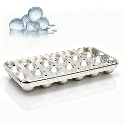 Bandeja para cubitos de hielo de acero inoxidable miniatura 1