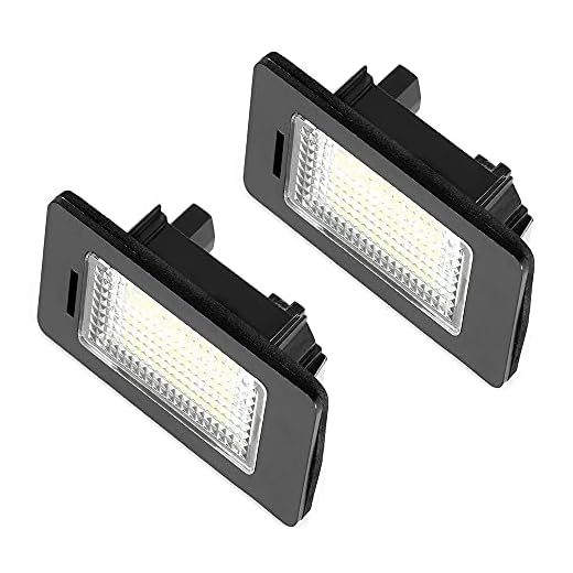 tallrik 2st för BMW E39 E60 Licensplatta Ljus 6000k Vit Nej Fel LED-nummer Licensplatta ljus för BMW E90 E91 E92 E61 E70 E71