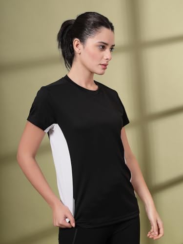 Image of CHKOKKO Gym Tshirt for Women Workout Dry Fit t Shirt Sports Tshirt Lightweight Round Neck Breathable Half Sleeve Activewear Mesh Running Yoga Tops for Woman