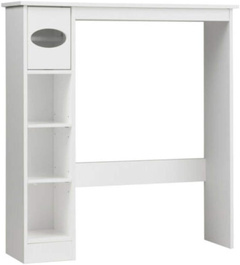 sale Wooden Over The Toilet Storage Cabinet Bathroom Space Saver Home w/Holder White- VBIZ