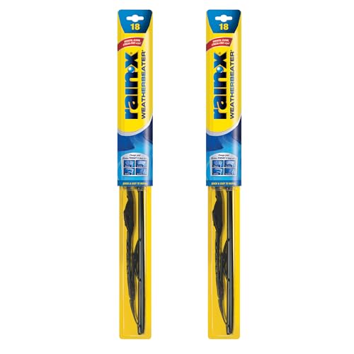Rain-X 820151 WeatherBeater Wiper Blades 18 and 18 Windshield Wipers Automotive Replacement Windshield Wiper Blades That Meet Or Exceed OEM Quality And Durability Standards (Set of 2)